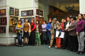 DSC_9489 То, что радует глаз и где отдыхает душа. Выставка Вячеслава Мищенко в Национальной Парламентской библиотеке Украины. 15