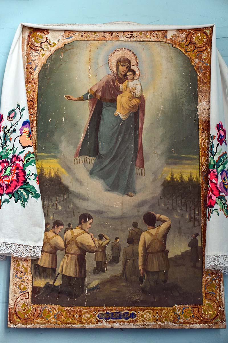 Икона "Божья Матерь Августовская с. Мусийки, Киевская область